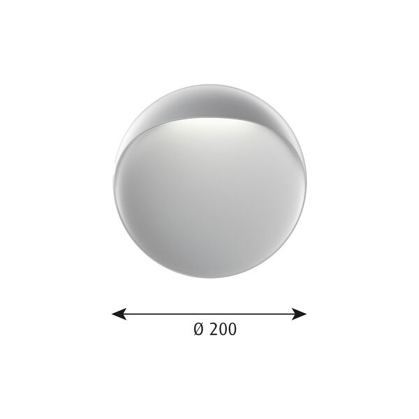 Flindt Wall Lamp S, aluminium Flindt Wall Lamp S, aluminium, Louis Poulsen