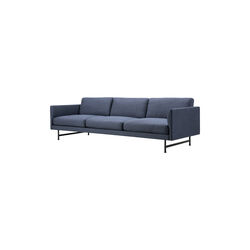 5623 Calmo 80 3-seater Sofa, dark blue/black, Fredericia Furniture