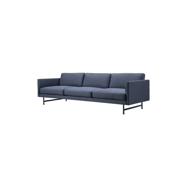 5623 Calmo 80 3-seater Sofa, dark blue/black, Fredericia Furniture