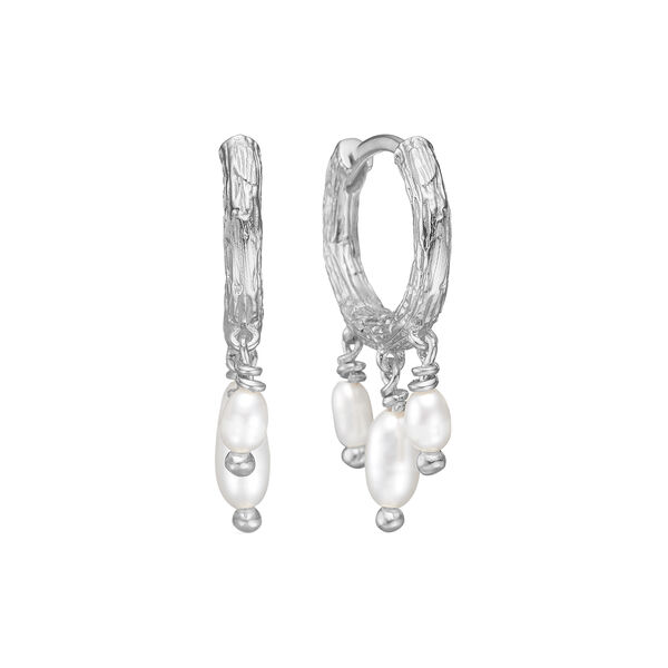 Twine earrings, silver, Studio Z