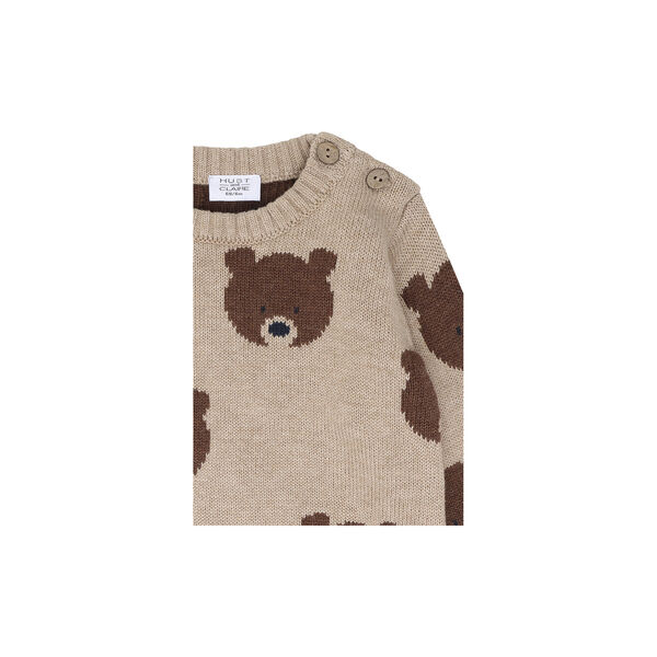 HCPilou Bear, beige melange, Hust & Claire
