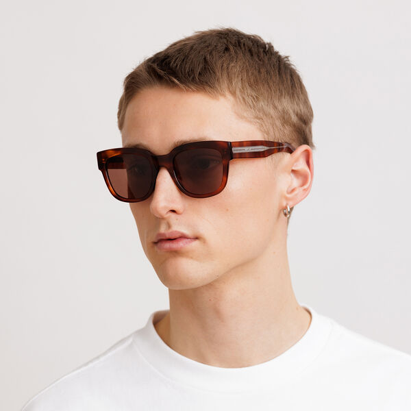 LIV ISO sun glasses, havana/transparent, MESSYWEEKEND