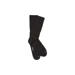 Cotton Rib Socks, black, Aiayu