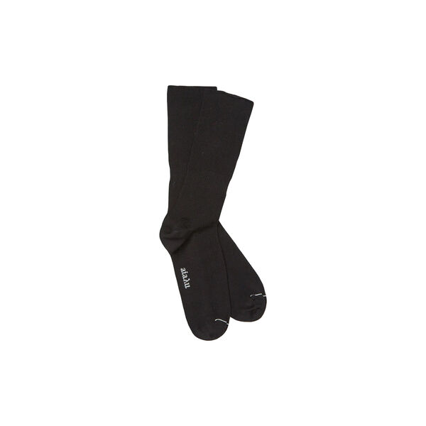 Cotton Rib Socks, black Cotton Rib Socks, black, Aiayu