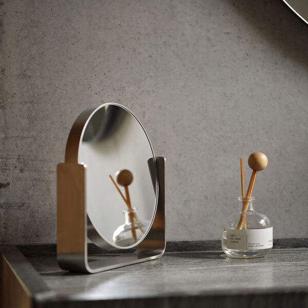 Ume Table Mirror w. 5x Magnification, steel, Zone Denmark