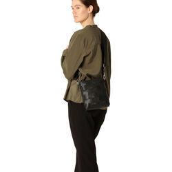 Braided Squared Cross-Body, black, Ilse Jacobsen Hornb&aelig;k