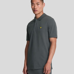 Plain Polo Shirt, gunmetal, Lyle & Scott