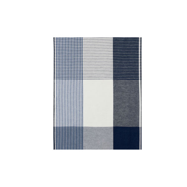 BECKER 63 Tea Towel, dark blue, Georg Jensen Damask