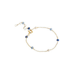 Lola Bold Bracelet, gold/marine, ENAMEL Copenhagen