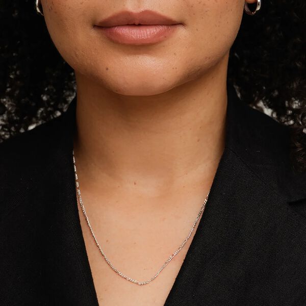 Figaro Necklace, silver, Philippa Studios