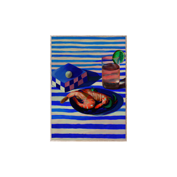 Shrimp & Stripes Poster Shrimp & Stripes Poster, Paper Collective