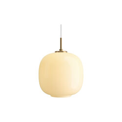 VL45 Radiohus Pendant, pale yellow, Louis Poulsen
