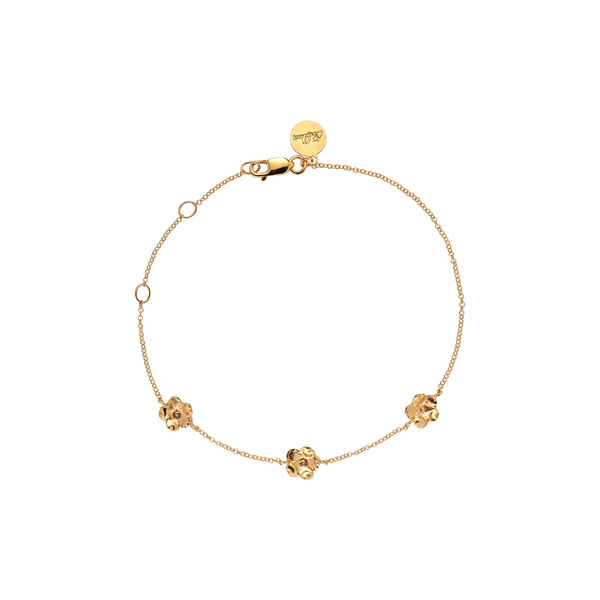 Forglemmigej Bracelet, gold-plated, Flora Danica Jewellery