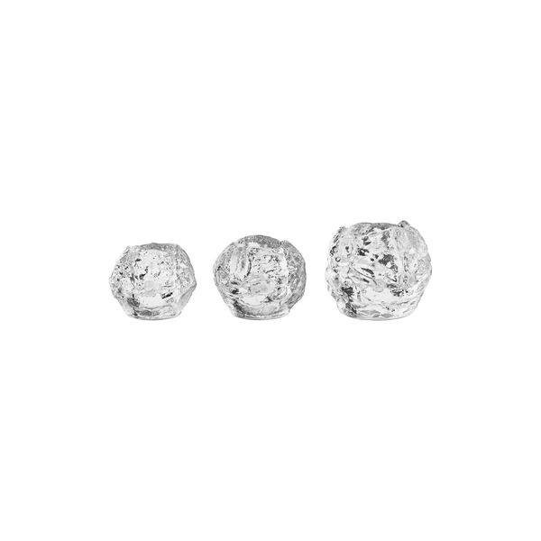 Snowball Candleholder, 3 pcs, Kosta Boda