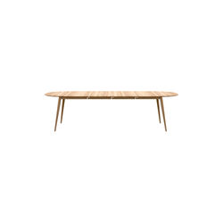 PLAYdinner Lamé Dining Table with Extension incl. 2 Extension Leaves, natural oiled oak PLAYdinner Lamé Dining Table with Extension incl. 2 Extension Leaves, natural oiled oak, Bruunmunch Furniture