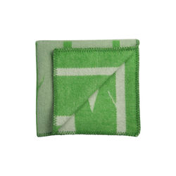 CROCODILE Half Size Throw, green/natural, R&oslash;ros Tweed