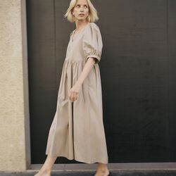 KBEnya Dress, weathered teak, Karen by Simonsen