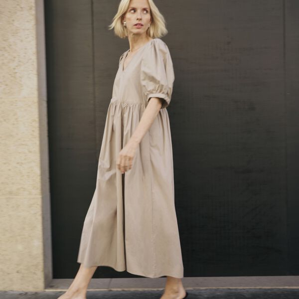 KBEnya Dress, weathered teak, Karen by Simonsen