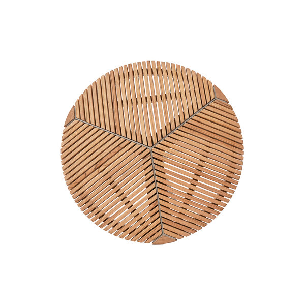 Vipp717 Open-Air Caf&eacute; Table, teak/light grey, Vipp