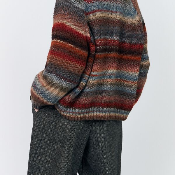 PadovaLL Cardigan Knit LS, rust, Lollys Laundry