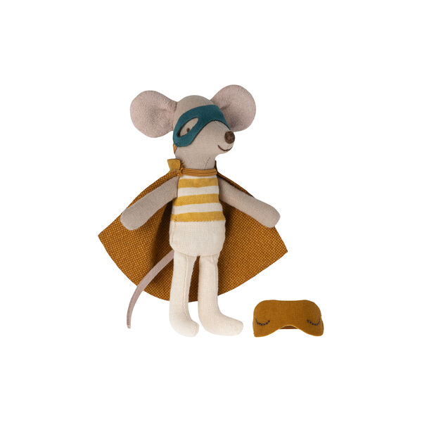Littel Brother Super Hero Mouse in a Box, Maileg