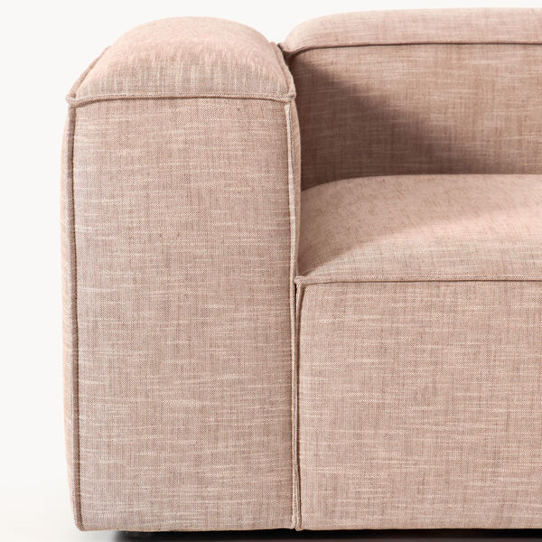 Lennon Modular 4-Seater Sofa, linen blend rust coloured, Westwing Collection