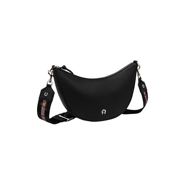 Zita S Crossbody Bag, black coloured Zita S Crossbody Bag, black coloured, Aigner