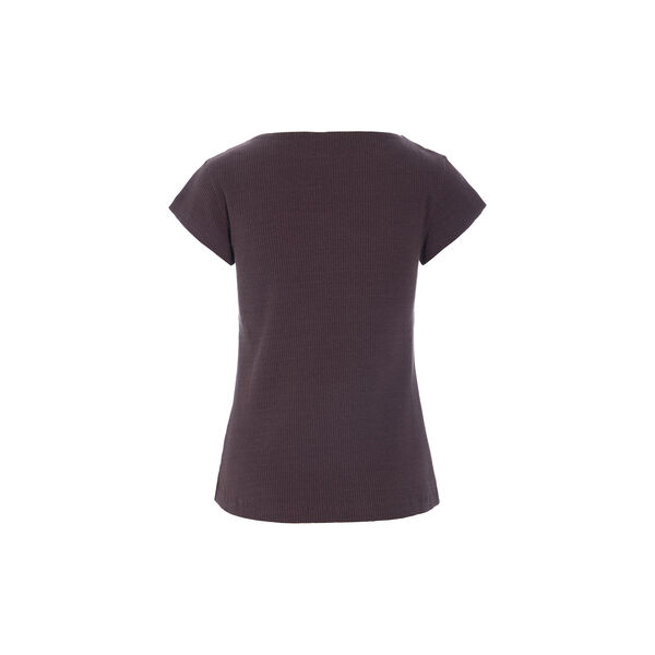 Naibu rib t-shirt, raisin, BITTE KAI RAND