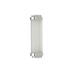 Cabin LED Wall Light 27 cm, chrome/frosted, Original BTC