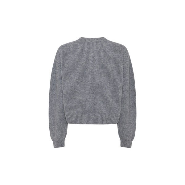 NOOS - Sisse Cardigan, grey melange, LA RŌUGE