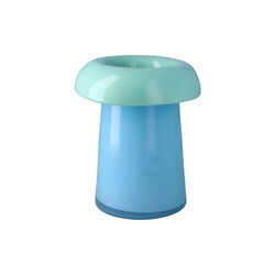 Soma Vase, light blue/aqua, Holmegaard