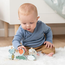 Happy Clouds Stacking Toy, colour mix, Done by Deer