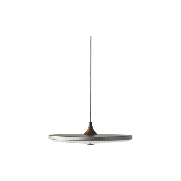 Soleil Pendant with Paper Shade, thunder sky/smoked oak, LE KLINT