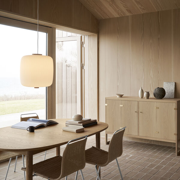 EK61 Opal Pendant, oiled oak, Carl Hansen & Søn