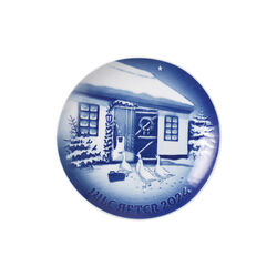 Bing & Grøndahl Christmas Plate 2024: Christmas in the Countryside, Royal Copenhagen