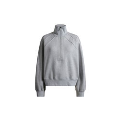 Air half-zip sweatshirt, grey melange, Cartel Copenhagen