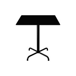 PICO Caf&eacute; Table with 4 Star Base 70x70, black, HOUE
