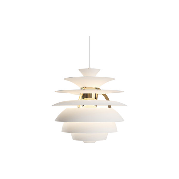 PH Snowball, soft white/brass metallised PH Snowball, soft white/brass metallised, Louis Poulsen