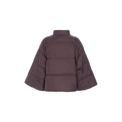 Feather down jacket with collar, raisin, BITTE KAI RAND