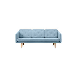 FF2003 No. 1 Sofa 3P 206 cm, mood 3103/smoked oak stained, Fredericia Furniture