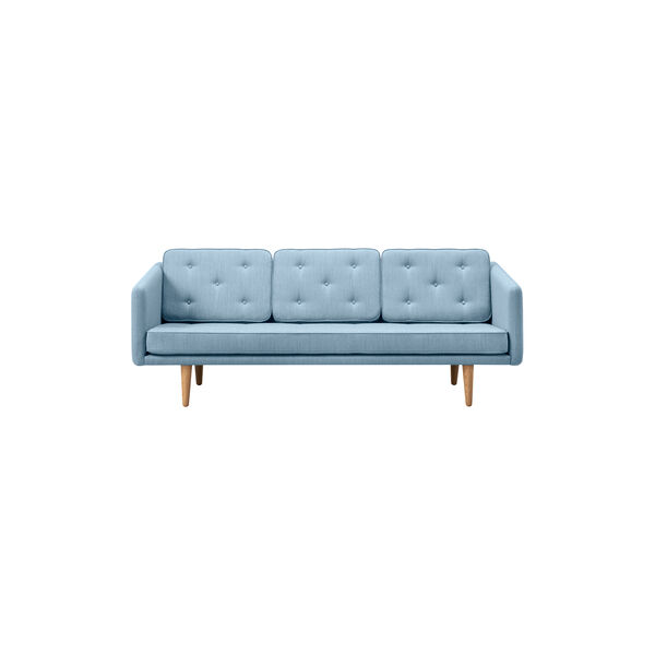 FF2003 No. 1 Sofa 3P 206 cm, mood 3103/smoked oak stained, Fredericia Furniture