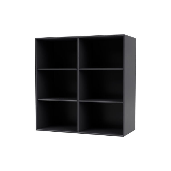 Montana 1113 Shelf with Wheels, 04 anthracite/black, Montana Furniture