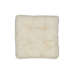 New Zealand Sheepskin Seat Cushion, white, NATURES Collection