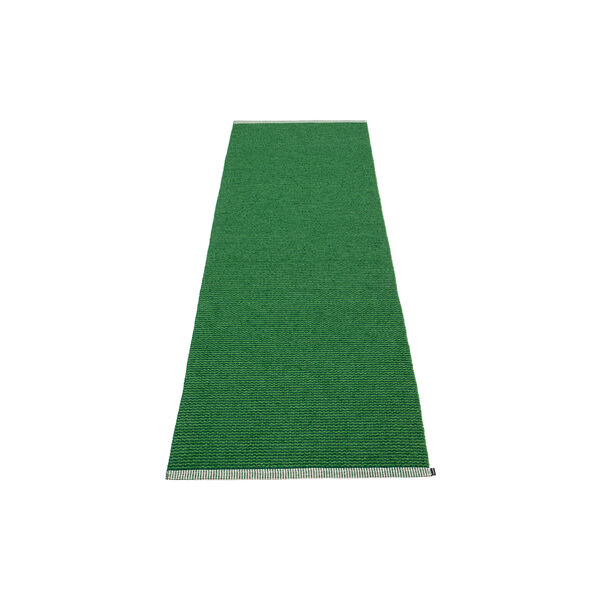 Mono Plastic Rug, grass green/dark green, Pappelina