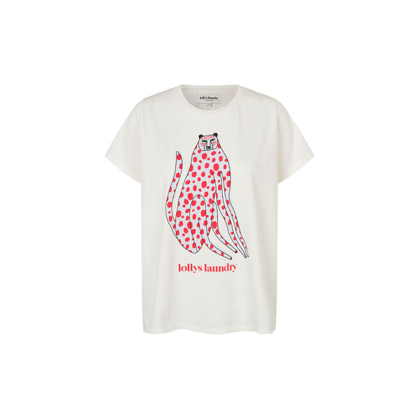 RomaLL Cat Tee SS, white, Lollys Laundry