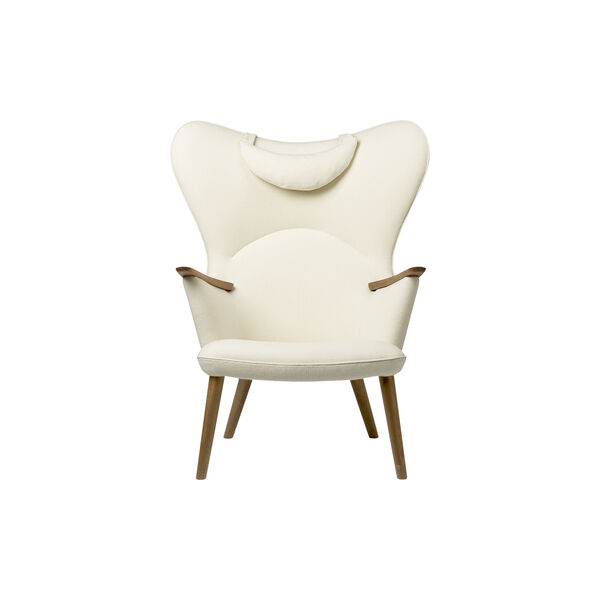 CH78 Mama Bear Lounge Chair, cream/oiled walnut CH78 Mama Bear Lounge Chair, cream/oiled walnut, Carl Hansen & Søn