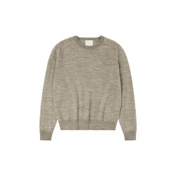 Raw Wool Light Sweater, oat melange, FUB