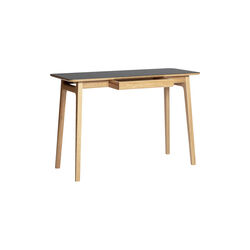 Freya Desk, oak/black, Magnus Olesen Design