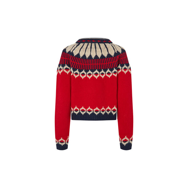 ClareLL Knit Cardigan, red, Lollys Laundry