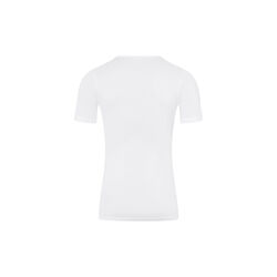 Cotton Pure SS Shirt V-Neck, white, HANRO